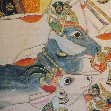 インドの黄金牛 Oil Paintings